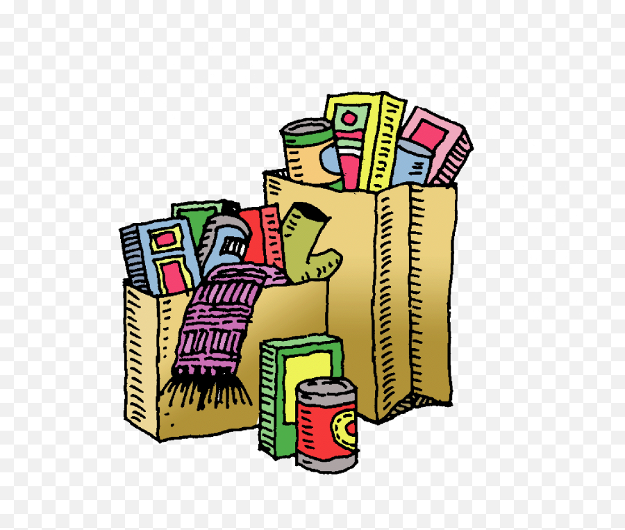13 Food Drive Clip Art - Preview Food Bag Clip Art Emoji,Shelf Clipart