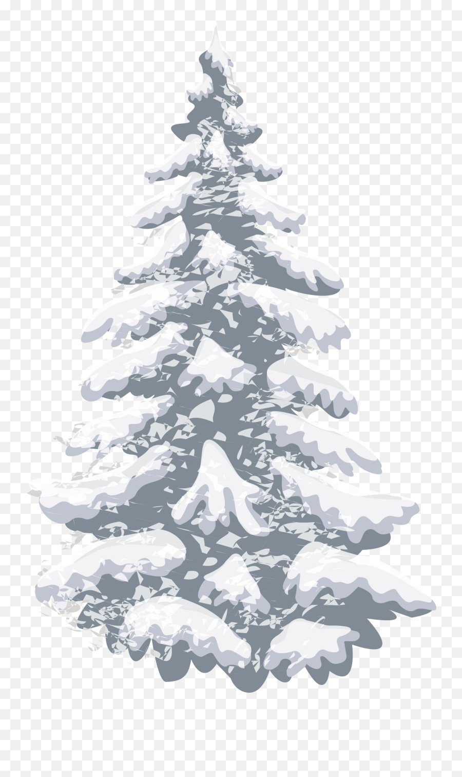Pine Christmas Tree - Simple Grey Christmas Tree Png Emoji,Simple Pine Tree Clipart