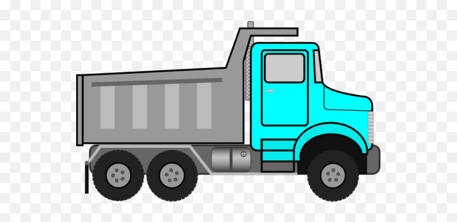 Large Dump Truck Clipart - Truck Clipart Emoji,Dump Truck Clipart