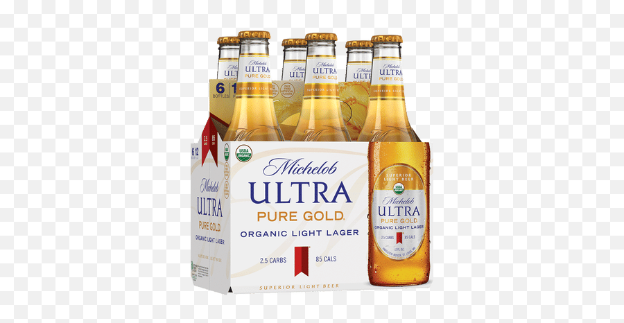 Michelob Ultra Pure Gold Organic Light Lager - Michelob Golden Light Organic Emoji,Michelob Ultra Logo