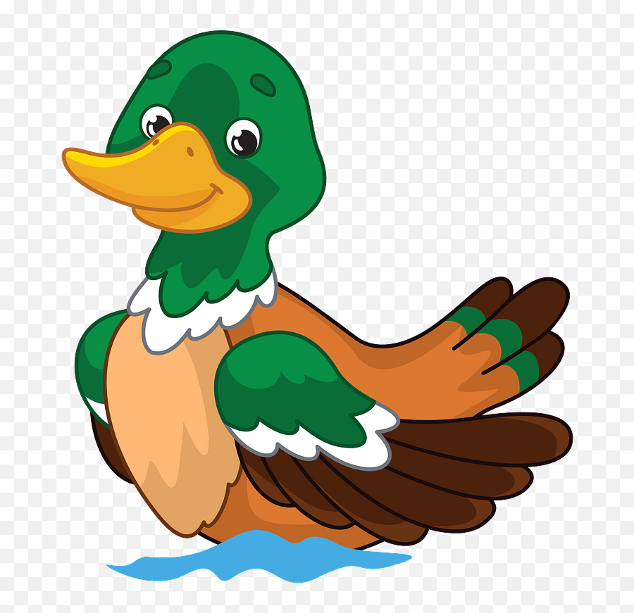 Mallard Duck Clipart - Duck Clipart Emoji,Duck Clipart