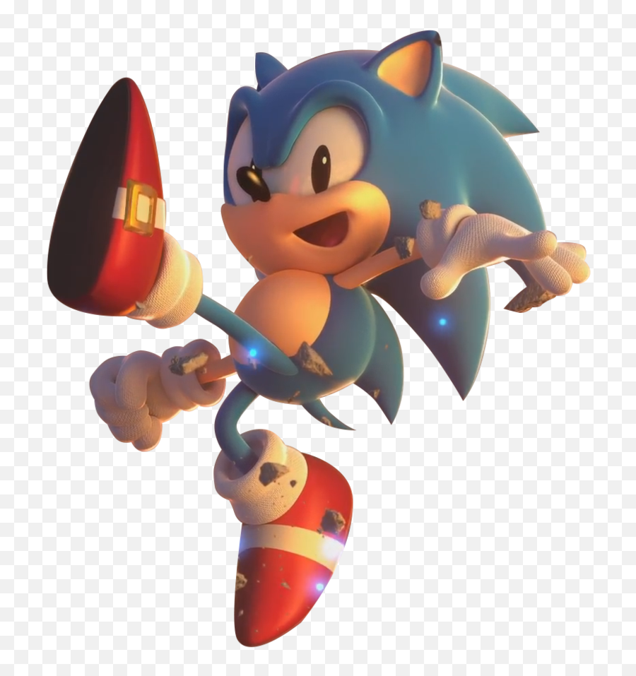 Sonic Forces Classic Sonic Png - Sonic Clasico Sonic Forces Emoji,Sonic Transparent