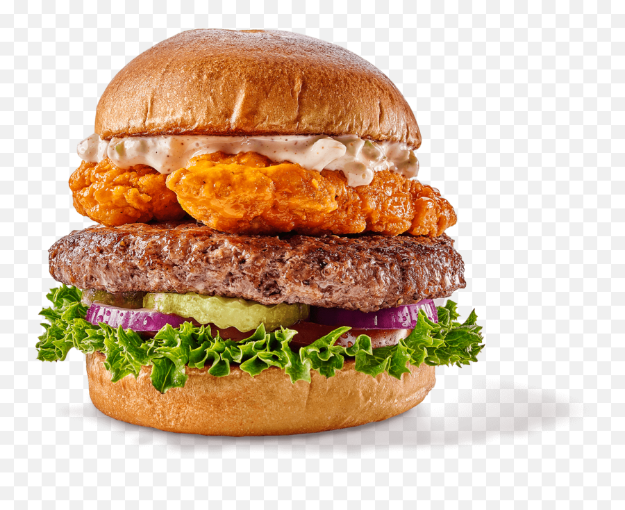 Hamburger Png - Bww Buffalo Tender Burger Emoji,Hamburger Png