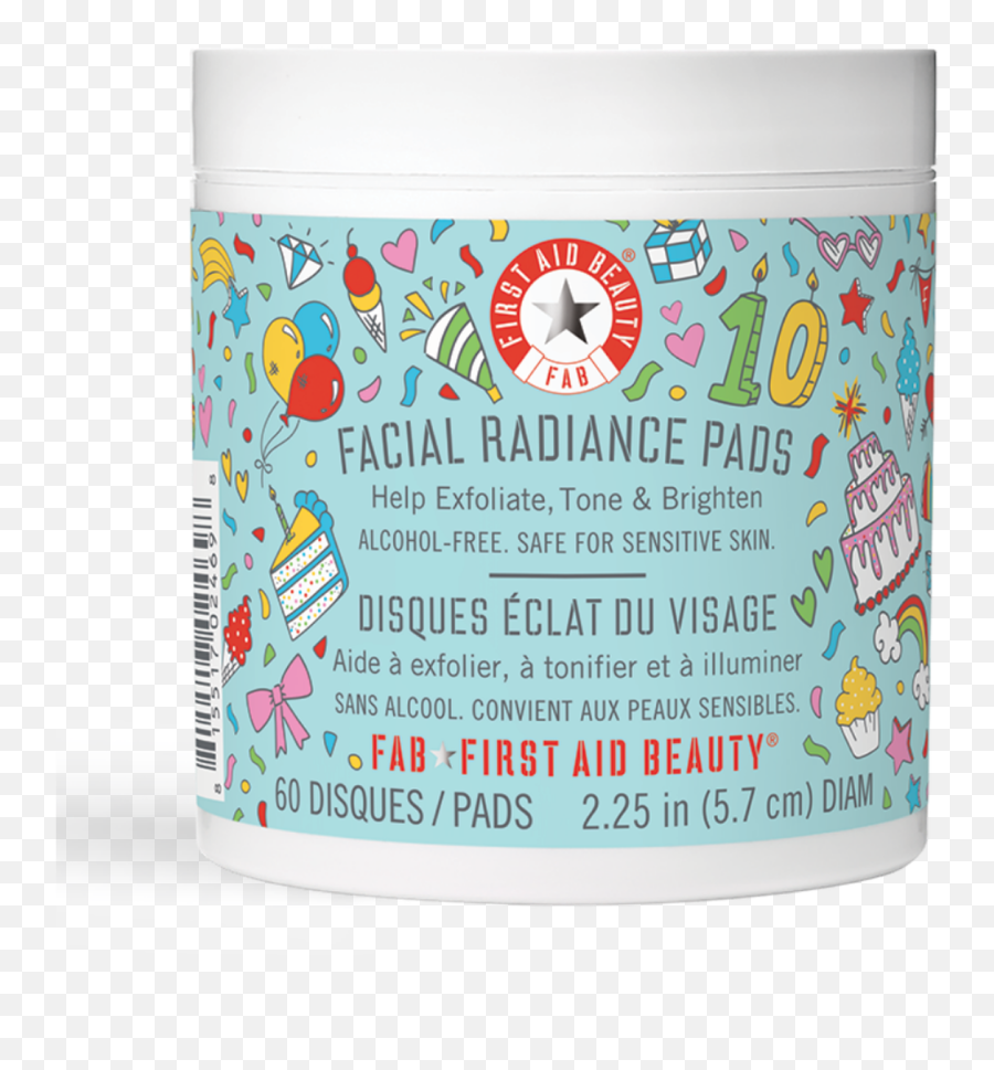 Facial Radiance Pads Limited Edition - First Aid Beauty Facial Radiance Pads Emoji,Sans Face Png