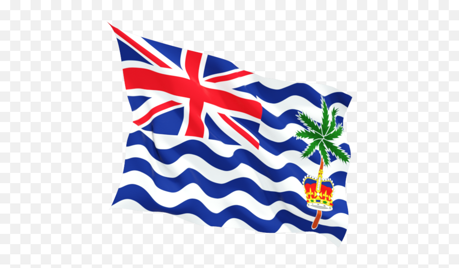 Fluttering Flag Illustration Of Flag Of British Indian - British Indian Ocean Territory Flag Emoji,Ocean Clipart
