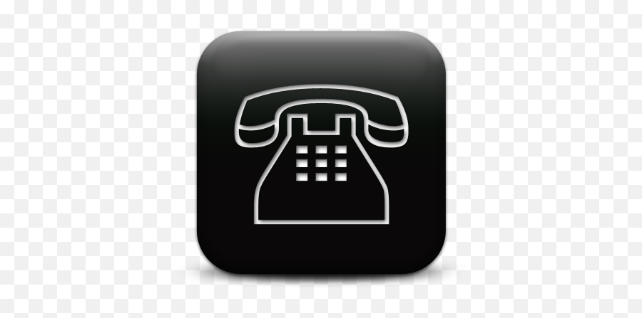 126741 - Simpleblacksquareiconbusinessphoneclear Stump Telephone Logo Black Square Emoji,Telephone Logo
