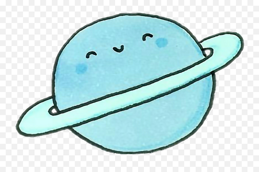 Saturn Clipart Cute Saturn Cute - Cute Planet Clipart Transparent Emoji,Cute Clipart