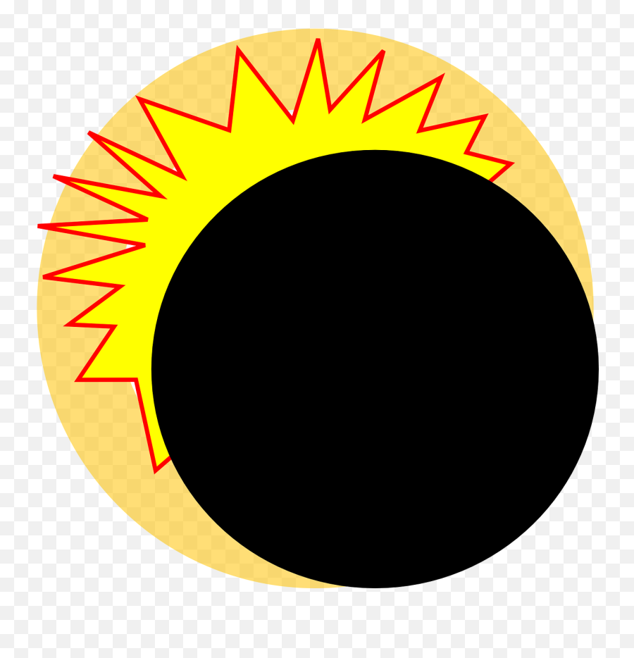 Eclipse Explosion Fire Ray Sun Png Picpng - Sun Eclipse Clip Art Emoji,Fire Explosion Png