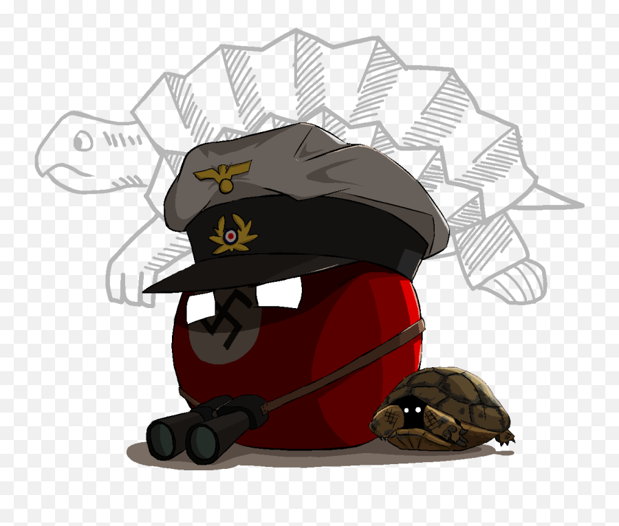 Nazi Germanyball - Nazi Countryball Emoji,Nazi Flag Png