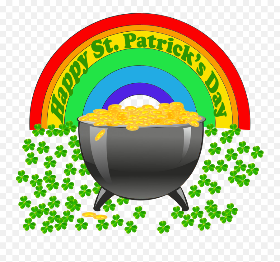 St Patricku0027s Day Clipart - Dish Emoji,Pots Of Gold Clipart