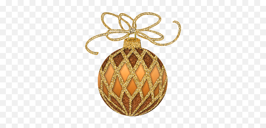 Christmas Yellow And Gold Ornament Clipart Christmas - Transparent Background Gold Christmas Ornament Clipart Emoji,Christmas Ornament Clipart