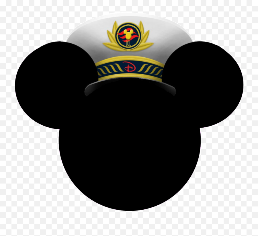 Download Captain Hat Mickey Head Photo - Captain Hat Mickey Png Emoji,Mickey Head Png