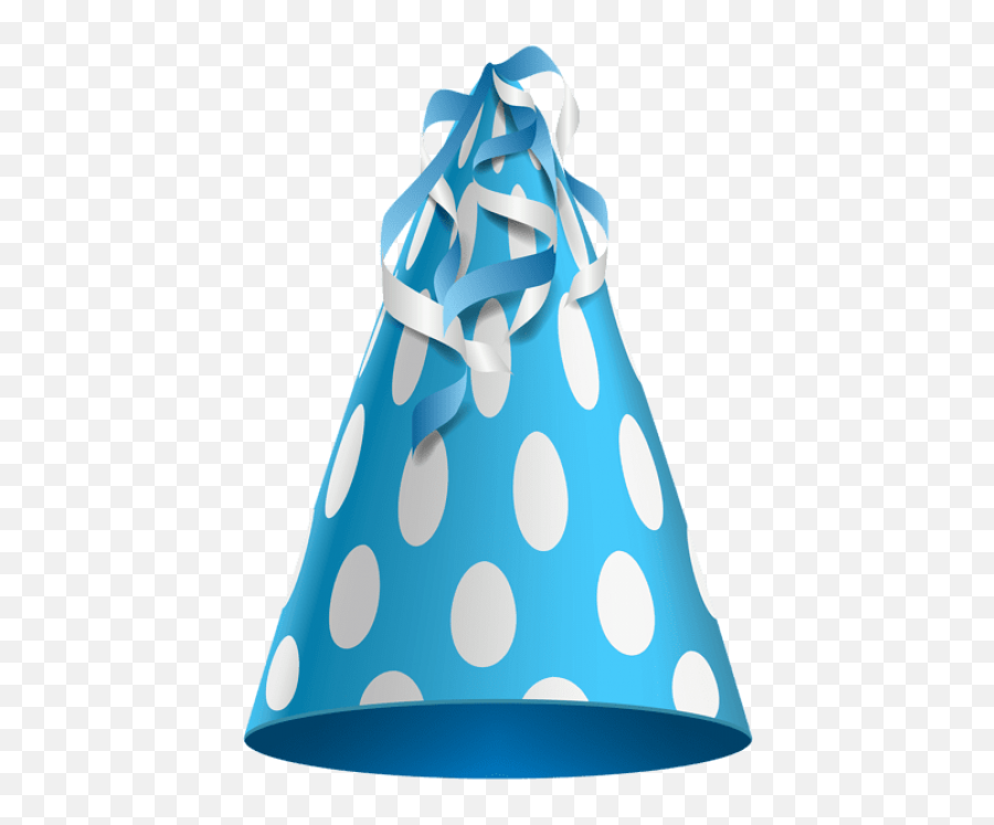 Party Hat Transparent Png - Blue Birthday Hat Png Emoji,Birthday Hat Png