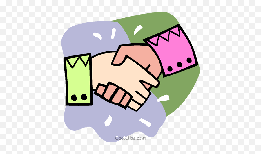 Hand Shake Royalty Free Vector Clip Art - Clipart Hand Schütteln Emoji,Shake Clipart