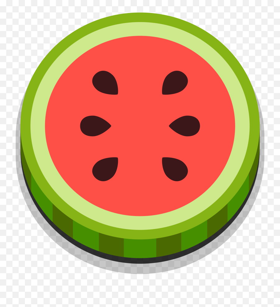 Download Smiley Clipart Watermelon - Watermelon Png Image Watermelon Cartoon Circle Png Emoji,Watermelons Clipart