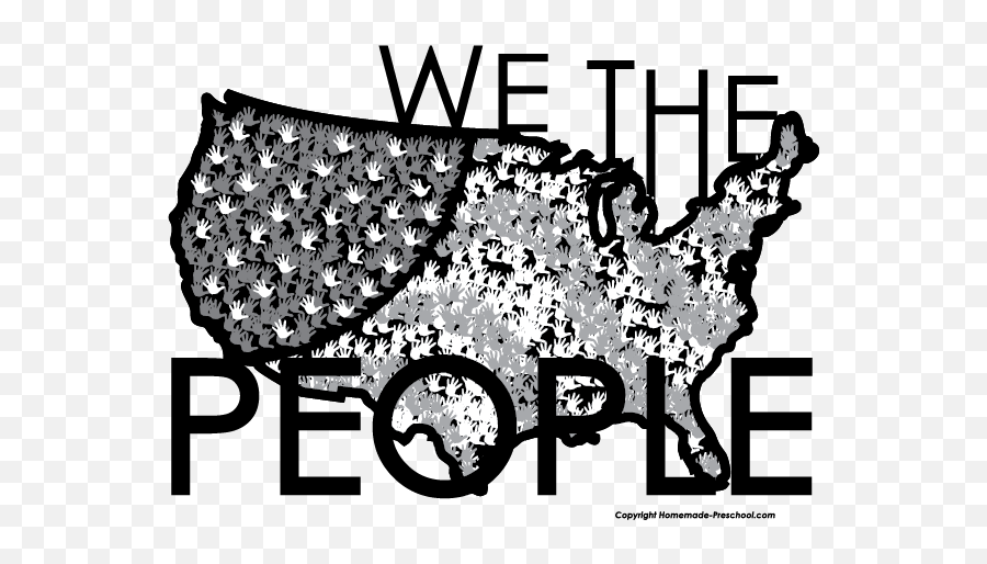 Free Patriotic Clipart - Cartoon We The People Of The United States Emoji,We The People Clipart