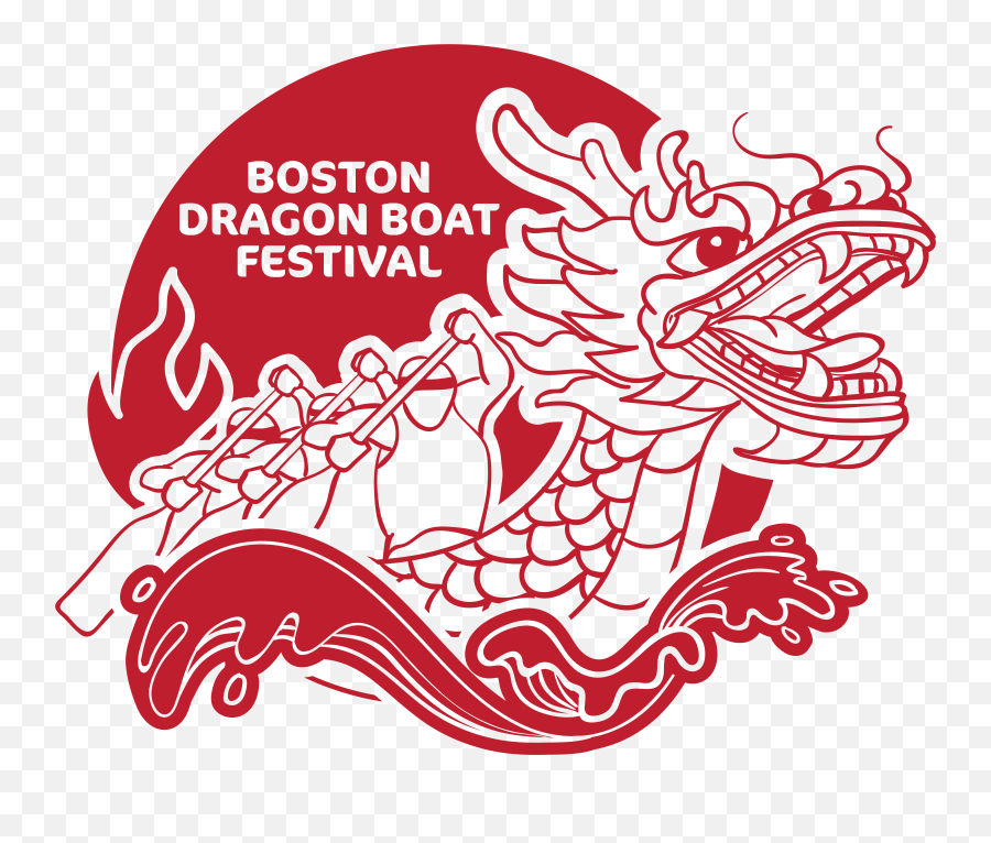 Boston Dragon Boat Festival Logo Emoji,Red Dragon Logo