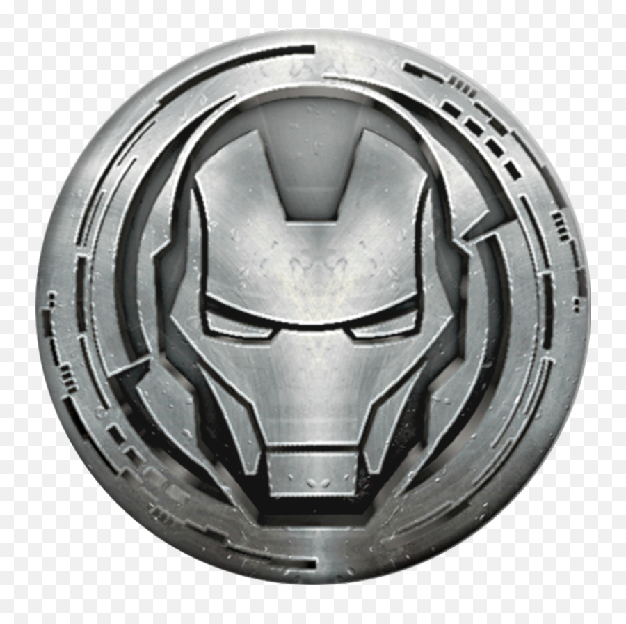 Iron Man Monochrome - Popsocket Marvel Iron Man Monochrom Emoji,Iron Man Clipart Black And White
