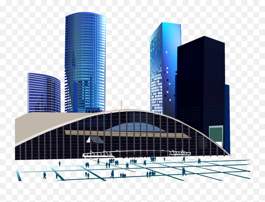 Download High Rise Building Architecture Illustration Emoji,City Building Png