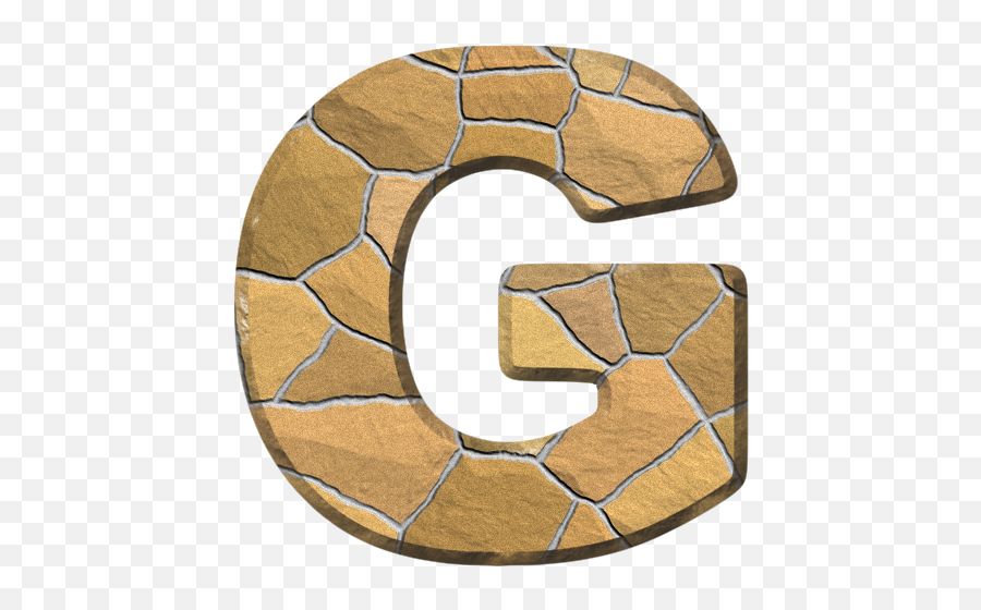 Presentation Alphabets Stone Wall Letter G Emoji,Letter G Png