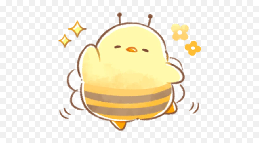 Telegram Sticker 3 From Collection Soft And Cute Chick Emoji,Cute Transparent Stickers