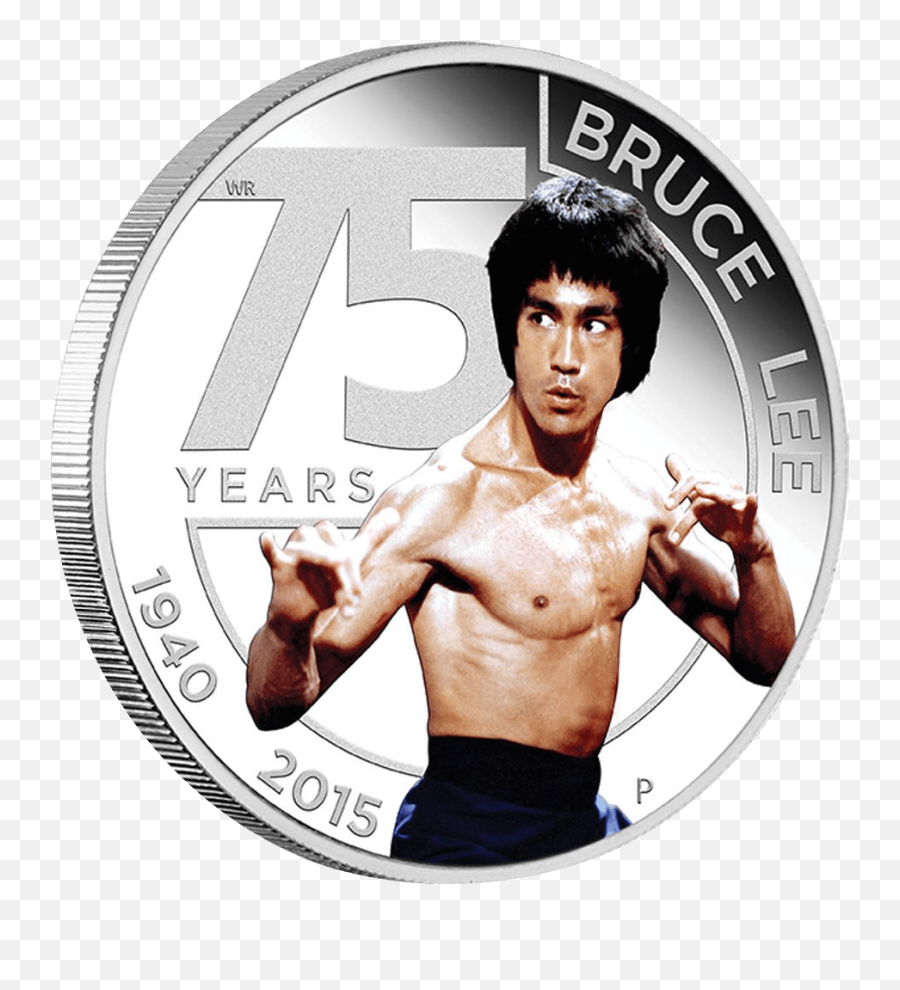 Download Bruce Lee Img - Bruce Lee Silver Coin Full Emoji,Bruce Lee Png