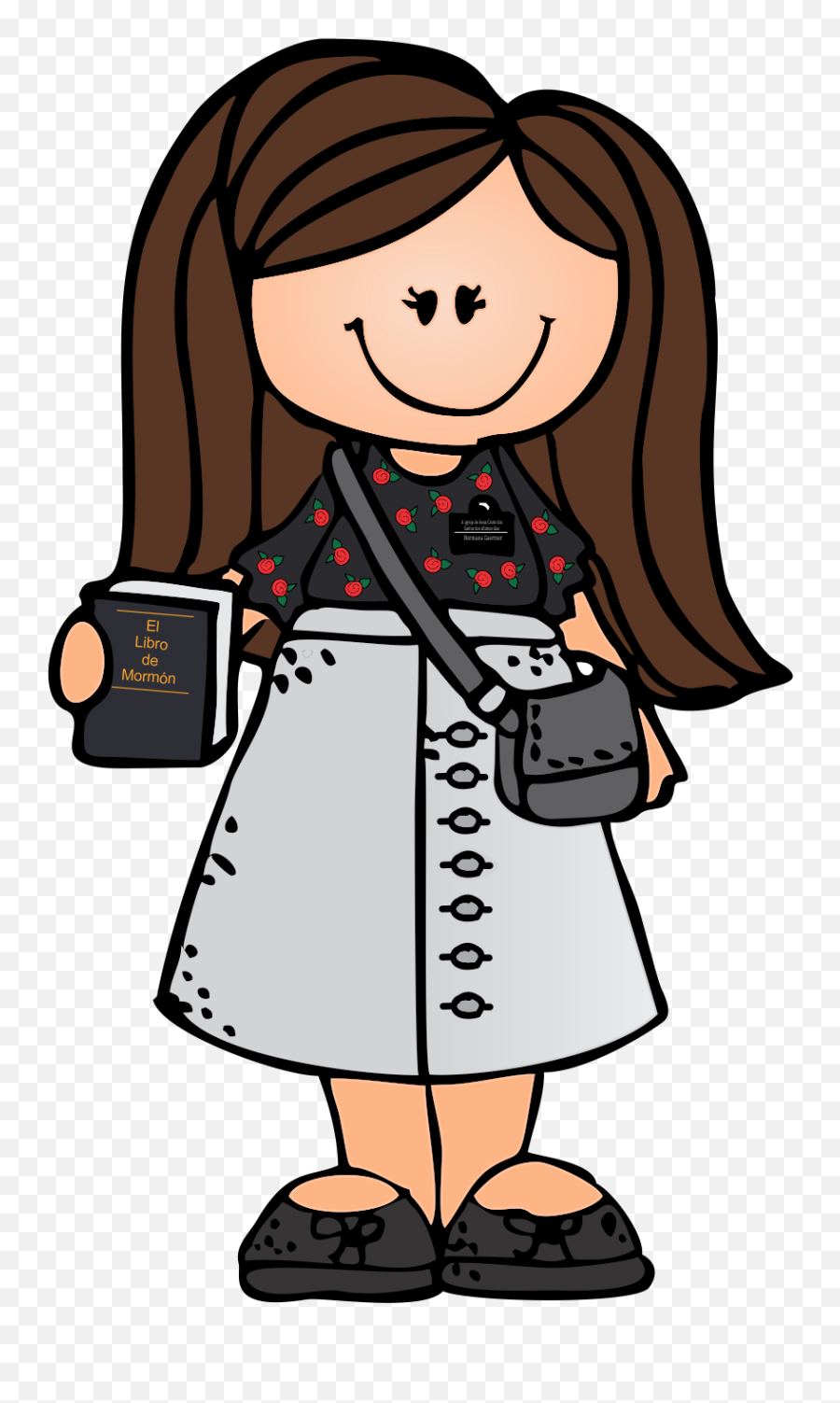 Church Clipart Sister - Lds Missionary Clipart Transparent Sister Missionary Clipart Emoji,Church Clipart