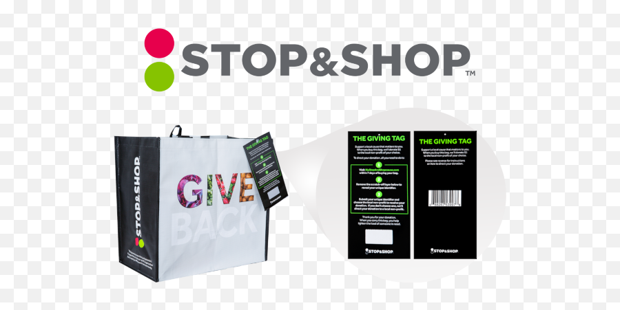 Giving Tag Program - Vertical Emoji,Stop And Shop Logo