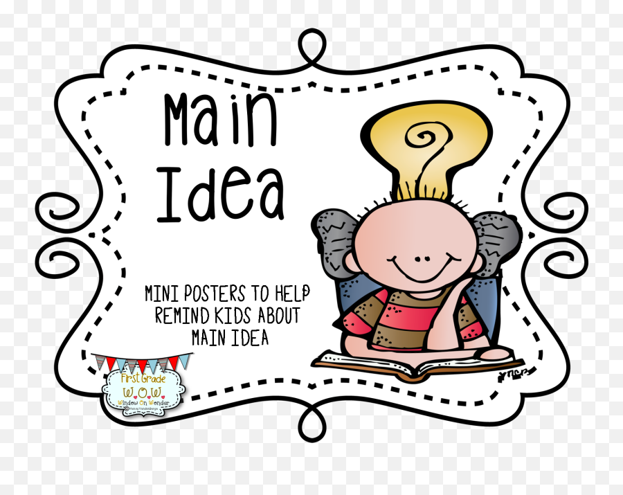 Idea Clipart Main Idea Idea Main Idea - Main Idea Clipart Gif Emoji,Idea Clipart