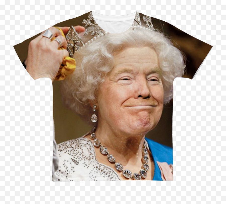 Download Donald Trump And Queen - Old Emoji,Trump Face Png