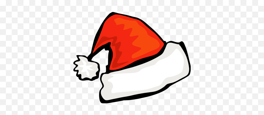 Santa Hat Clipart 3 - Santa Hat Clip Art Emoji,Santa Hat Clipart