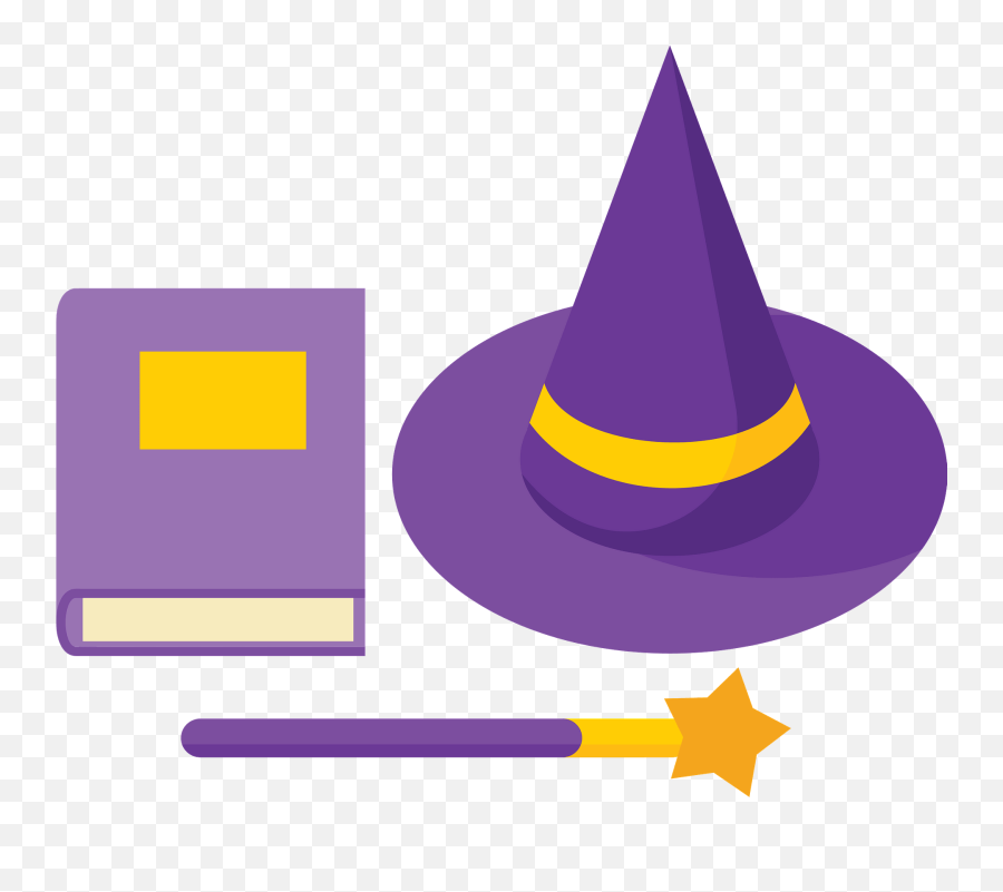 Magic Hat And Wand Clipart Free Download Transparent Png - Magic Hat Clipart Emoji,Magic Clipart
