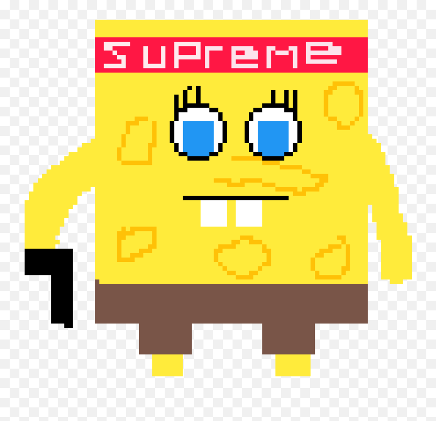 Supreme - Supreme Spongebob Drawing Emoji,Supreme Png