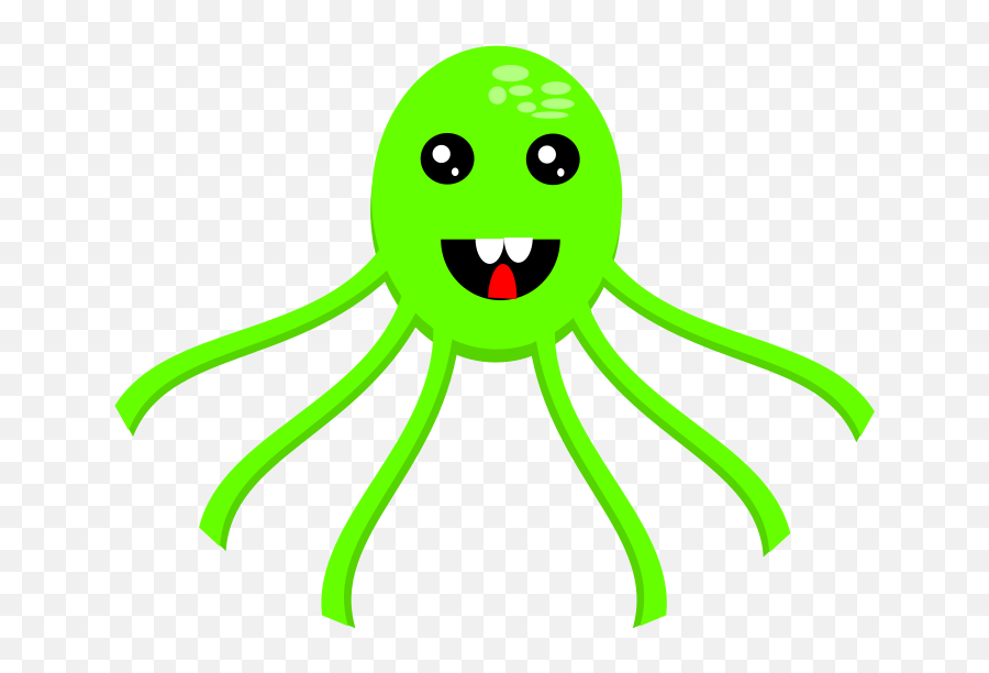 Octopus Clipart - Kraken Kreslený Emoji,Octopus Clipart
