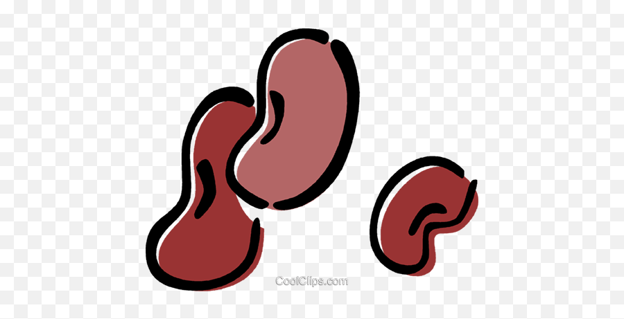 Kidney Bean Royalty Free Vector Clip Art Illustration - Fagioli Gif Emoji,Kidney Clipart