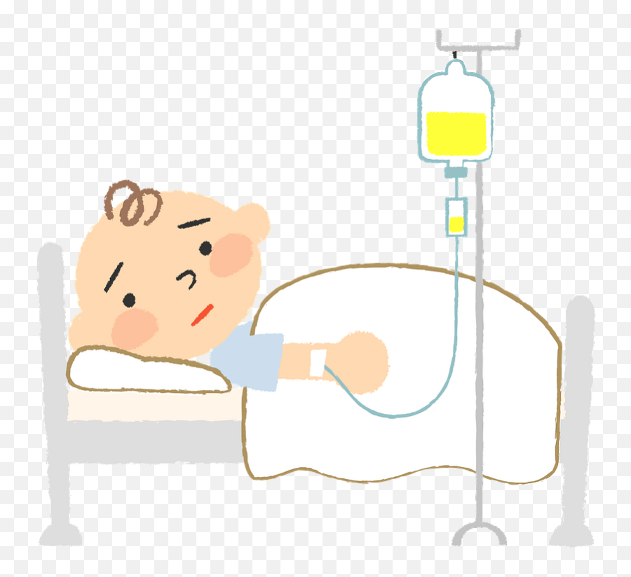 Having Intravenous Therapy Clipart - Clipart Blood Transfusion Cartoon Emoji,Therapy Clipart