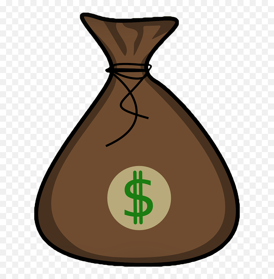 Money Bag Clip Art Free - Bag Of Money Clipart Emoji,Money Clipart