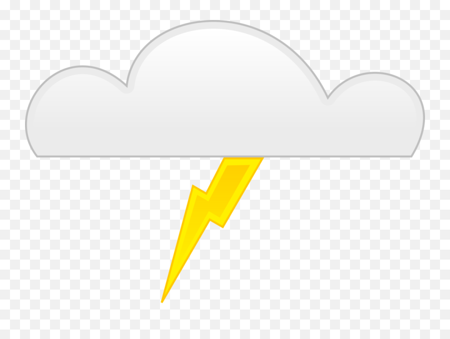 Thunder - Thunderstorms Animated Emoji,Thunder Clipart