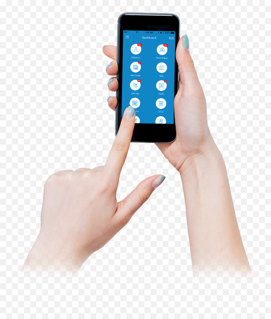 Hand With Mobile - Transparent Background Cell Phone Hd Png Transparent Background Icon Hand With Phone Png Emoji,Smartphone Transparent Background