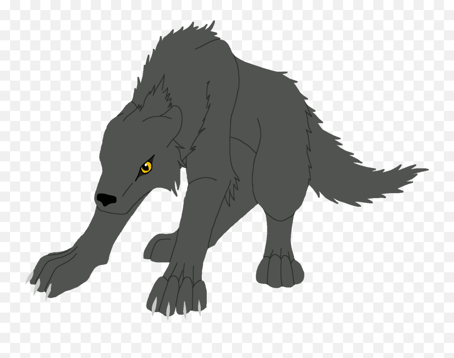 Wolf Clipart Animation Transparent Free - Spirit Transparent Anime Wolf Emoji,Wolf Clipart