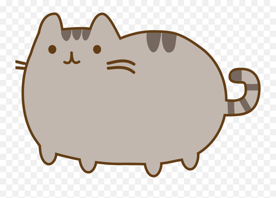 Transparent Pusheen Clip Art - Pusheen Cat Gif Png Full Cartoon Cat Walking Png Emoji,Pusheen Transparent Background