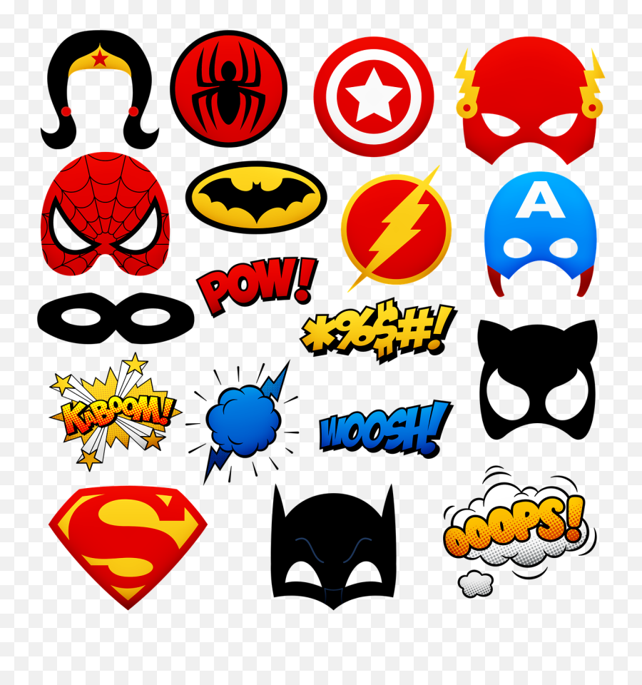 Superhero Logo Superheros Wonder - Transparent Superhero Logo Png Emoji,Wonder Woman Logo