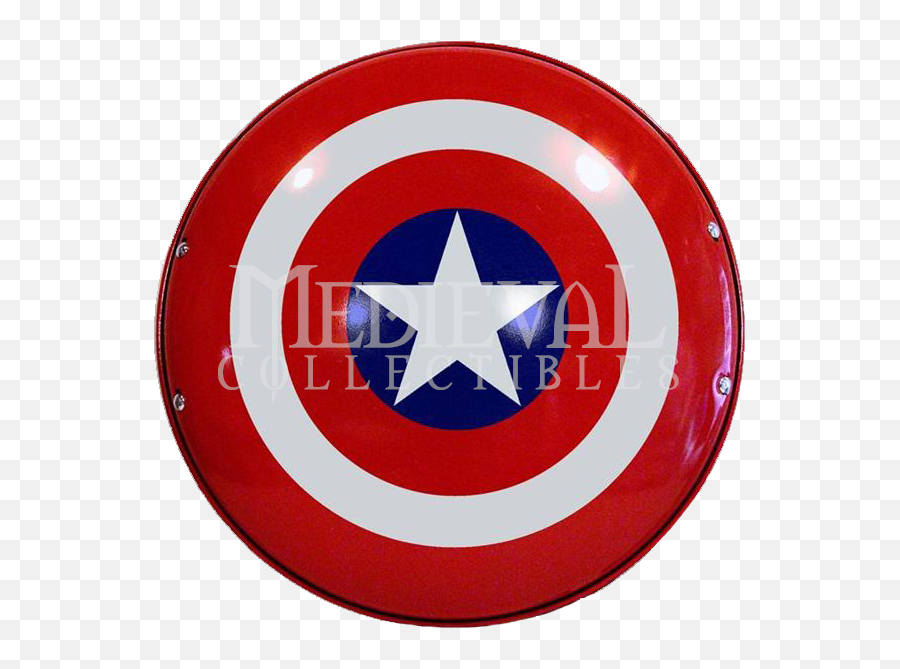Download Hd Hand Crafted Steel Captain - Captain Shield Emoji,Captain America Shield Png