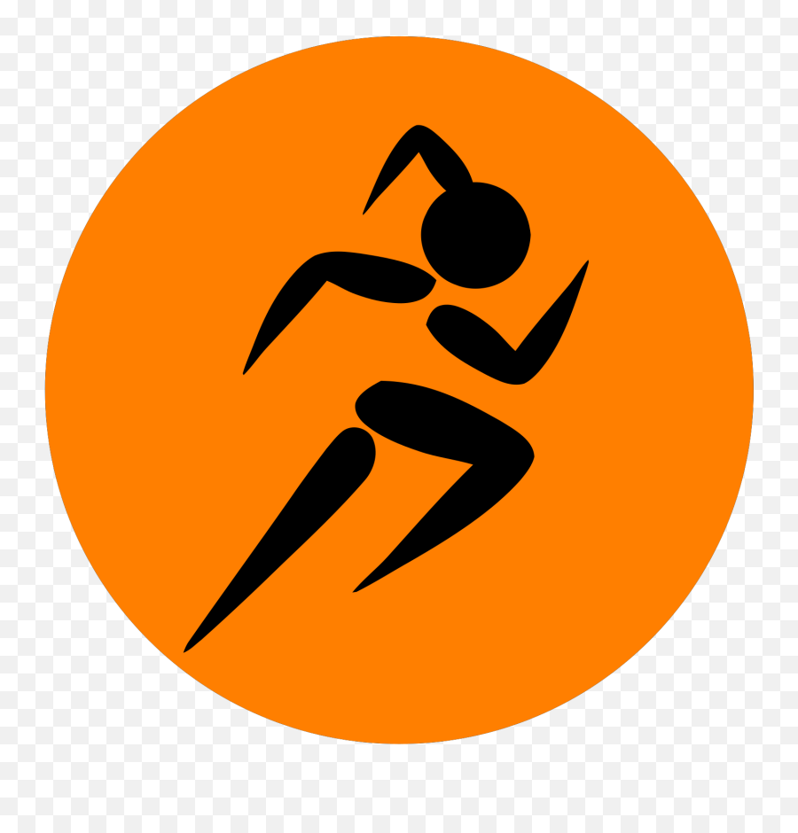 Clipart Running Man - Silhouette Clipart Running Emoji,Running Man Logo