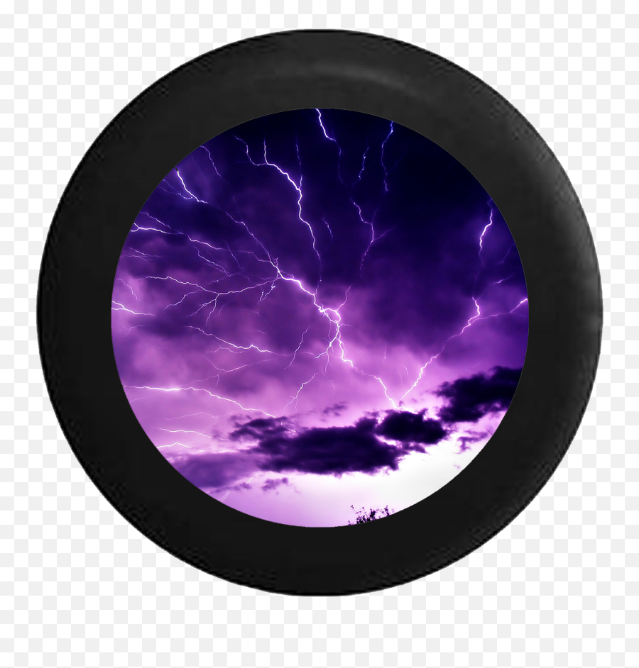 Download Lightning Storm Electric Sky - Purple Stormy Sky Emoji,Purple Lightning Png