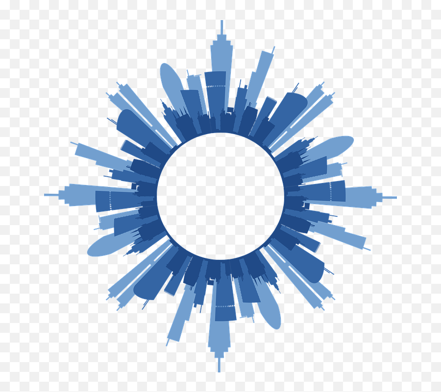 City Buildings Cityscape - Circle Frames Emoji,City Buildings Png