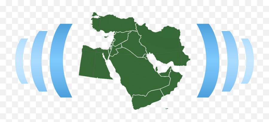 Middle East Portal Logo - Middle East Map Silhouette Emoji,Portal Logo