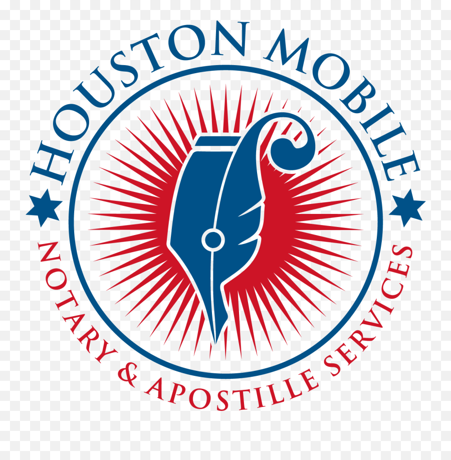 Houston Mobile Notary - Language Emoji,Notary Public Logo
