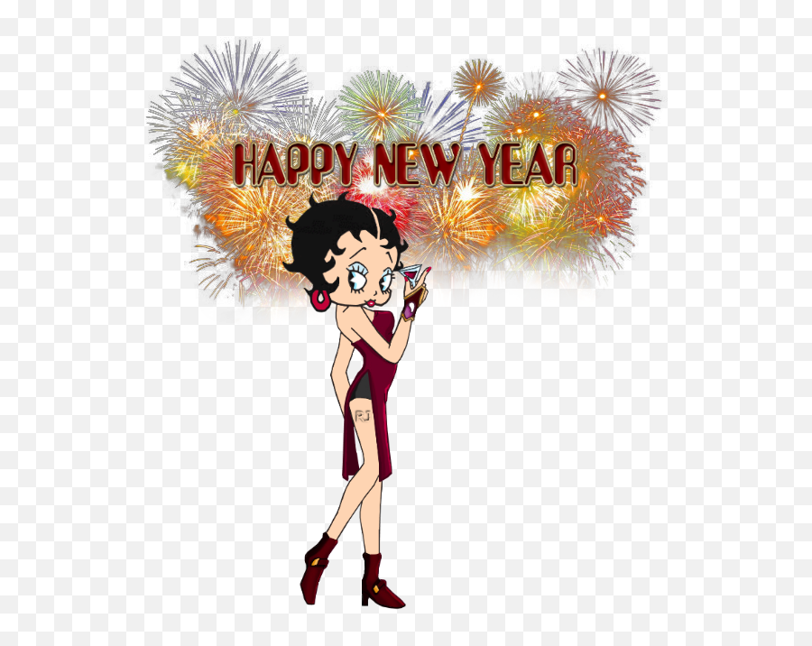 Happy New Years Eve - New Year Clipart Full Size Clipart Cute Betty Boop New Years Emoji,New Years Clipart