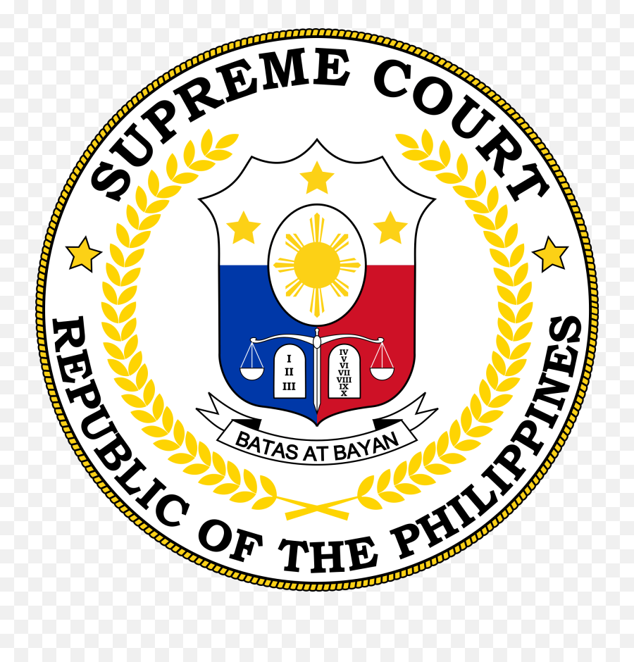 Chief Justice Of The Philippines - Wikipedia Supreme Court Of The Philippines Emoji,Supreme Logo Png
